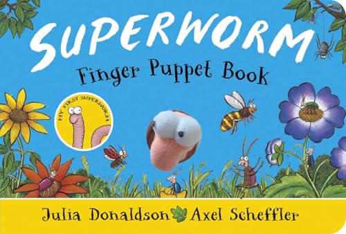 Julia Donaldson - Superworm Finger Puppet Book - the wriggliest, squig image 1