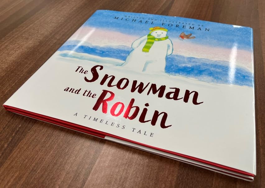 Michael Foreman - Snowman and the Robin (HB & JKT) - Hardback image 2