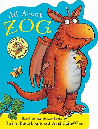 Julia Donaldson - All About Zog - A Zog Shaped Board Book - Hardback image 1
