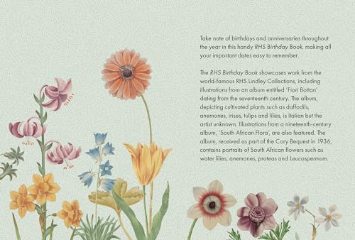 Royal Horticultural - RHS Birthday Book - Hardback image 2