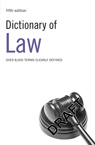 Dictionary of Law - Paperback image 1