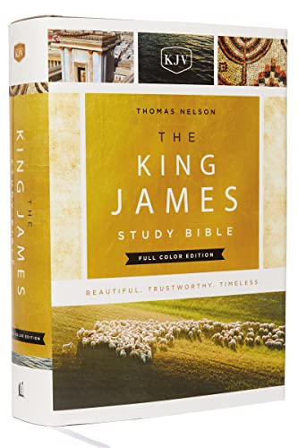 Thomas Nelson - KJV, The King James Study Bible, Cloth over Board, Red image 1