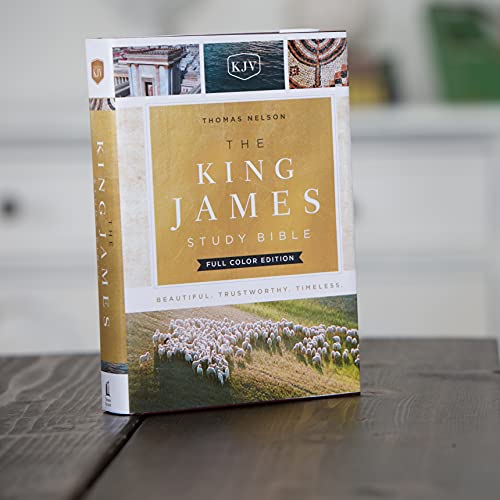 Thomas Nelson - KJV, The King James Study Bible, Cloth over Board, Red image 4