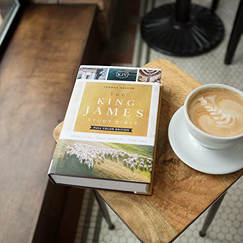 Thomas Nelson - KJV, The King James Study Bible, Cloth over Board, Red image 5