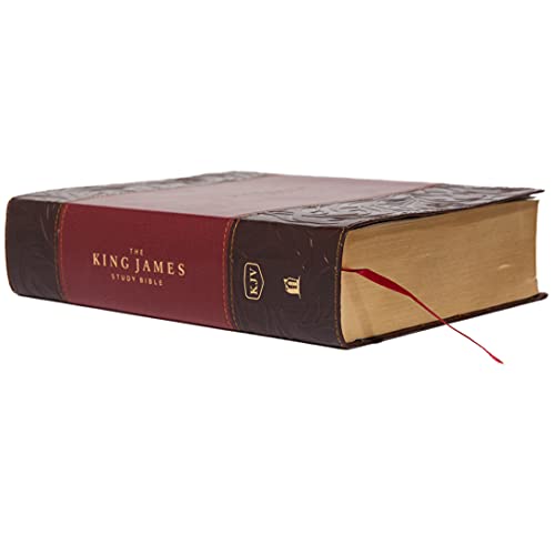 Thomas Nelson - KJV, The King James Study Bible, Leathersoft, Burgundy image 2
