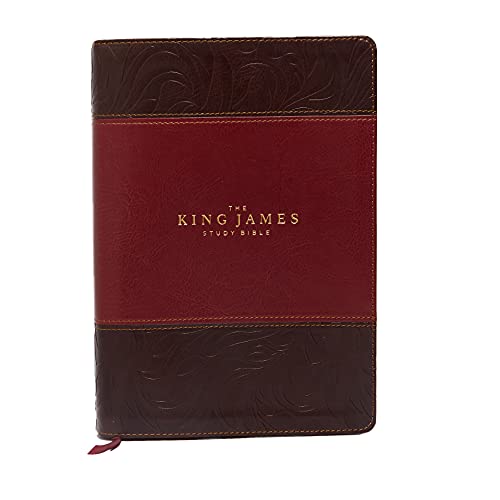 Thomas Nelson - KJV, The King James Study Bible, Leathersoft, Burgundy image 4