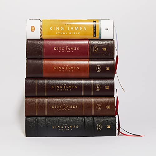 Thomas Nelson - KJV, The King James Study Bible, Leathersoft, Burgundy image 6