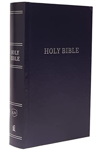 Thomas Nelson - KJV, Pew Bible, Large Print, Hardcover, Blue, Red Lett image 1