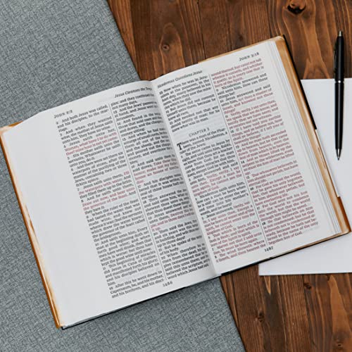 Thomas Nelson - KJV, Pew Bible, Large Print, Hardcover, Blue, Red Lett image 5