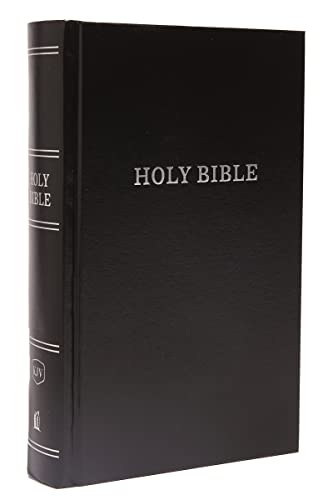 Thomas Nelson - KJV, Pew Bible, Large Print, Hardcover, Black, Red Let image 1