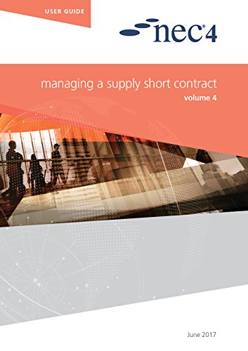 NEC NEC - NEC4: Managing a Supply Short Contract - Paperback image 1