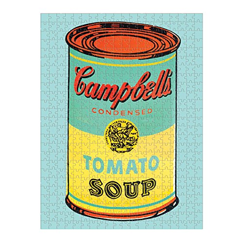 Galison - Andy Warhol Soup Can 2-sided 500 Piece Puzzle - Jigsaw Puzzl image 8