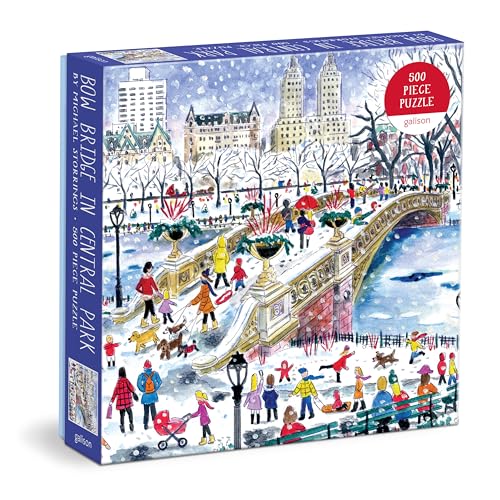 Galison - Michael Storrings Bow Bridge In Central Park 500 Piece Puzzl image 1