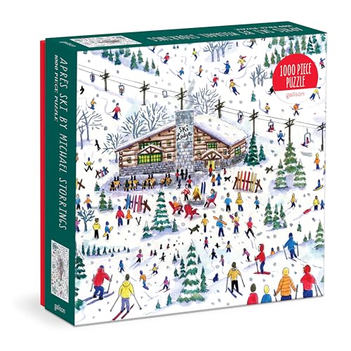 Galison - Michael Storrings Apres Ski 1000 Piece Puzzle - Jigsaw Puzzl image 1