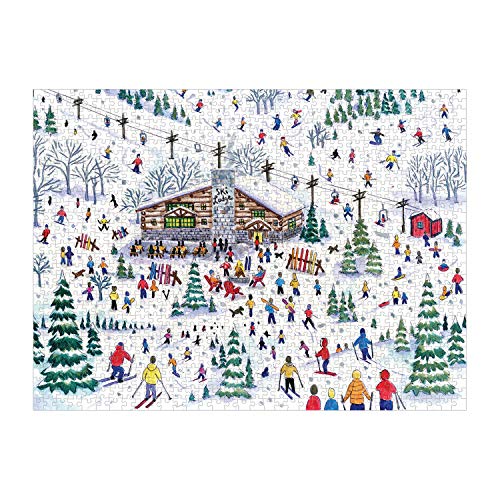 Galison - Michael Storrings Apres Ski 1000 Piece Puzzle - Jigsaw Puzzl image 2