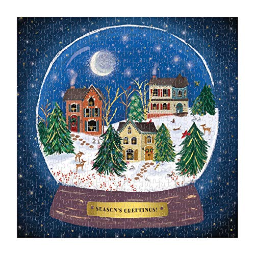 Galison - Winter Snow Globe 500 Piece Puzzle - Jigsaw Puzzle image 3