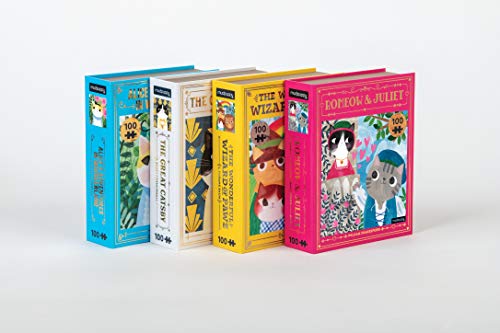Mudpuppy - Great Catsby Bookish Cats 100 Piece Puzzle - Jigsaw Puzzle image 3
