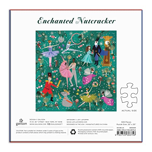 Galison - Enchanted Nutcracker 500 Piece Puzzle - Jigsaw Puzzle image 3