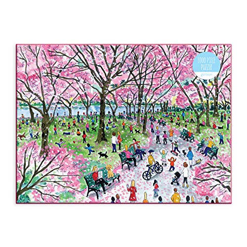 Galison - Michael Storrings Cherry Blossoms 1000 Piece Puzzle - Jigsaw image 2