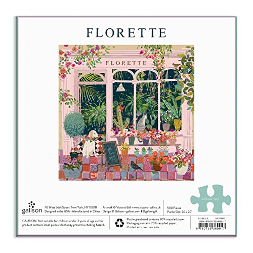 Galison - Florette 500 Piece Puzzle - Jigsaw Puzzle image 3