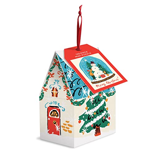 Galison - Snow Globe 130 Piece Puzzle Ornament - Jigsaw Puzzle
