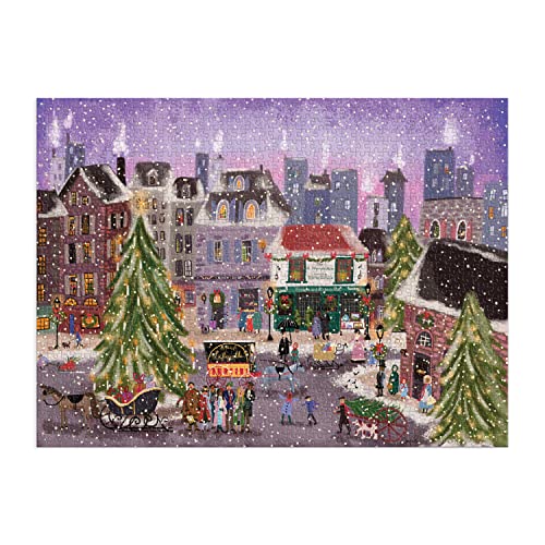 Galison - Joy Laforme Christmas Square 1000 Piece Puzzle in Square Box image 2