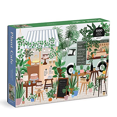 Galison - Plant Cafe 1000 Piece Puzzle - Jigsaw Puzzle image 1