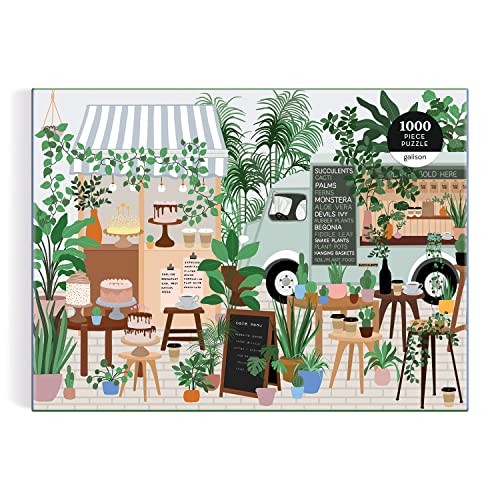 Galison - Plant Cafe 1000 Piece Puzzle - Jigsaw Puzzle image 2