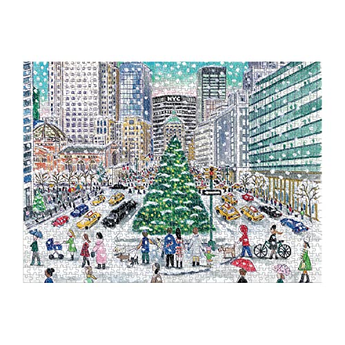 Galison - Michael Storrings Snowfall on Park Avenue 1000 Piece Puzzle image 2