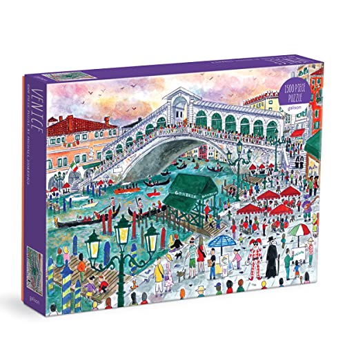 Galison - Michael Storrings Venice 1500 Piece Puzzle - Jigsaw Puzzle image 1