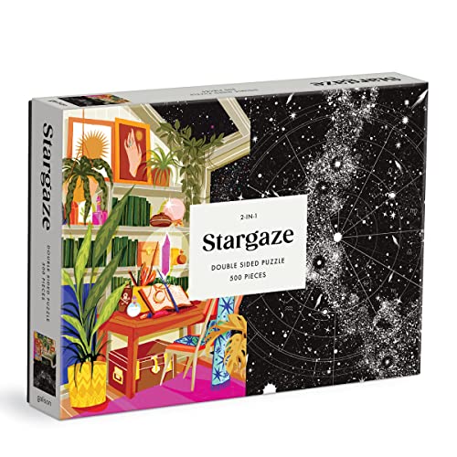 Galison - Stargaze 500 Piece Double Sided Puzzle - Jigsaw Puzzle image 1