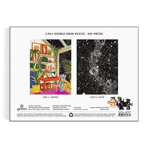 Galison - Stargaze 500 Piece Double Sided Puzzle - Jigsaw Puzzle image 4