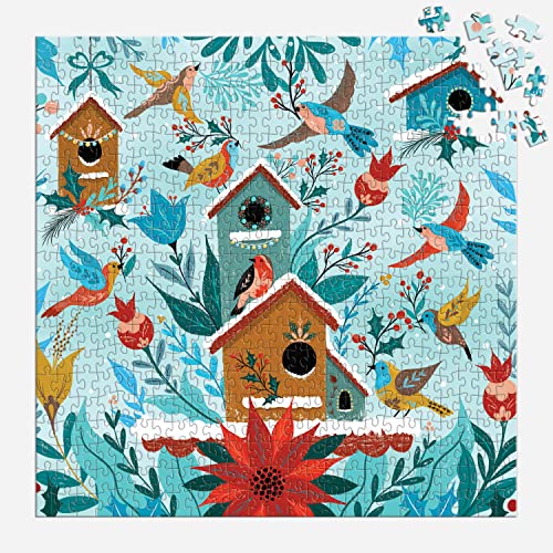 Galison Mudpuppy - Winter Perch 500 Piece Puzzle - Jigsaw Puzzle image 5