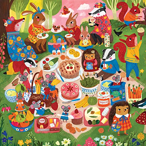 Illustrated By Jenny - Woodland Picnic 500 Piece Family Puzzle - Jigsa image 3