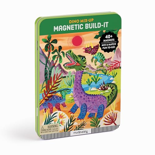 Illustrated By Chris - Dino Mix-Up Magnetic Build-It - Non-book item image 1
