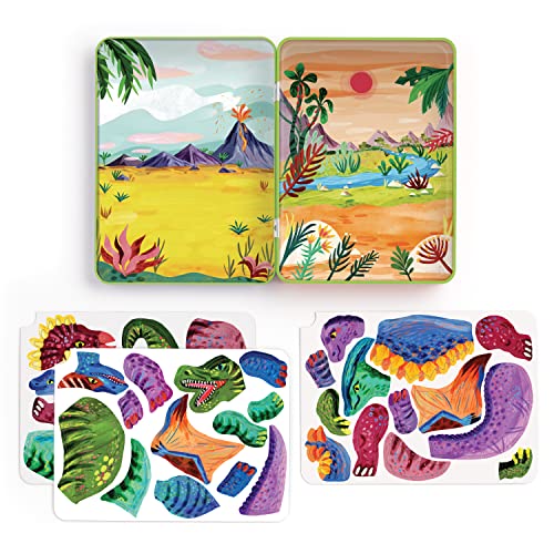 Illustrated By Chris - Dino Mix-Up Magnetic Build-It - Non-book item image 2