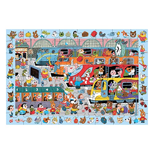 Illustrated By Maria - All Aboard! Train Station 64 Piece Search & Fin image 2