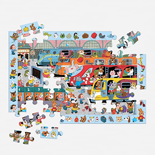 Illustrated By Maria - All Aboard! Train Station 64 Piece Search & Fin image 3