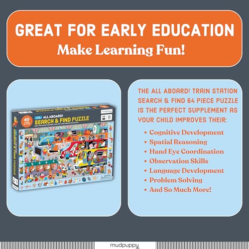 Illustrated By Maria - All Aboard! Train Station 64 Piece Search & Fin image 5