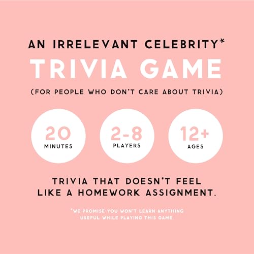 Galison - Irrelevant Celebrity Trivia - Non-book item image 5
