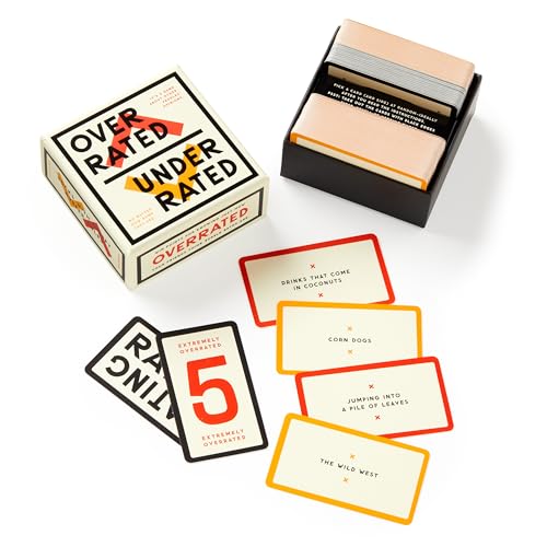 Galison - Overrated / Underrated Social Game - Non-book item image 1