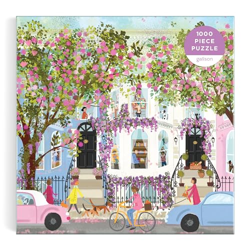 Galison - Joy Laforme Spring Terrace 1000 Piece Puzzle - Jigsaw Puzzle image 2