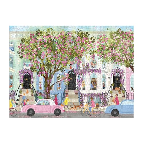 Galison - Joy Laforme Spring Terrace 1000 Piece Puzzle - Jigsaw Puzzle image 6