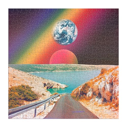 Galison - Cosmic Rainbow 500 Piece Puzzle - Jigsaw Puzzle image 2