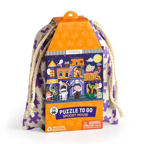 Mudpuppy - Spooky House 36 Piece Puzzle to Go - Jigsaw Puzzle image 1