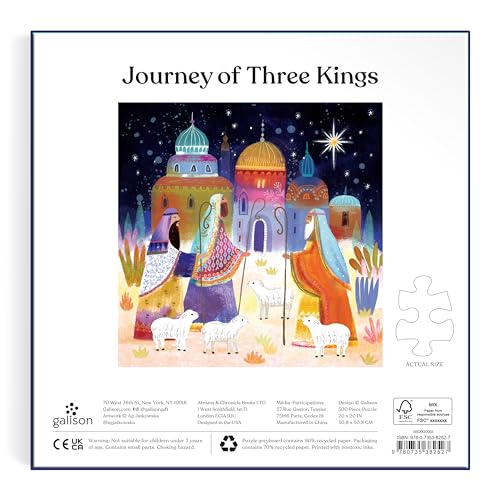 Ag Jatkowska - Journey Of Three Kings 500 Piece Puzzle - Jigsaw Puzzle image 5