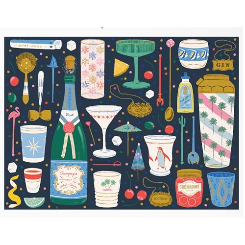 Emily Taylor - Merry Mixer 1000 Piece Foil Puzzle - Jigsaw Puzzle image 1