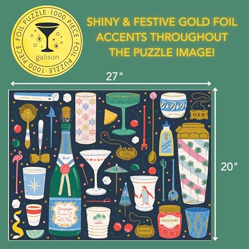 Emily Taylor - Merry Mixer 1000 Piece Foil Puzzle - Jigsaw Puzzle image 3