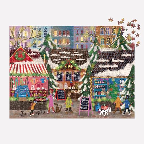 Joy Laforme - Merry Market 1000 Piece Foil Puzzle in a Square Box - Ji image 4