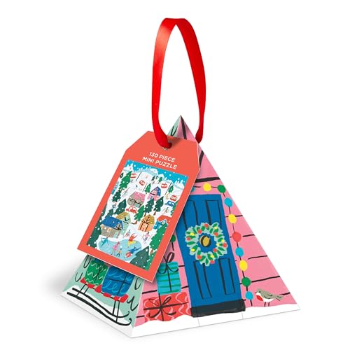 Louise Cunningham St - Alpine Cottage Puzzle Ornament - Jigsaw Puzzle image 1